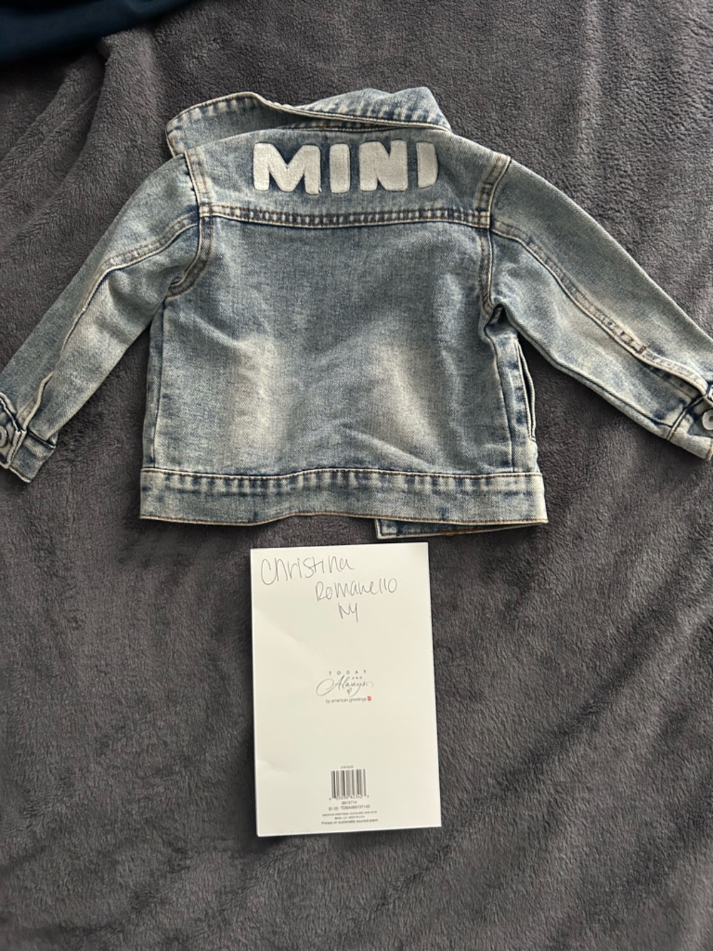 Mini Light Wash Denim Jeans